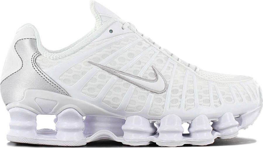 Nike Wmns Shox Tl Running Schoenen white white metallic silver max orange maat: 36 beschikbare maaten:36.5 37.5 36 38.5 39 40.5 41