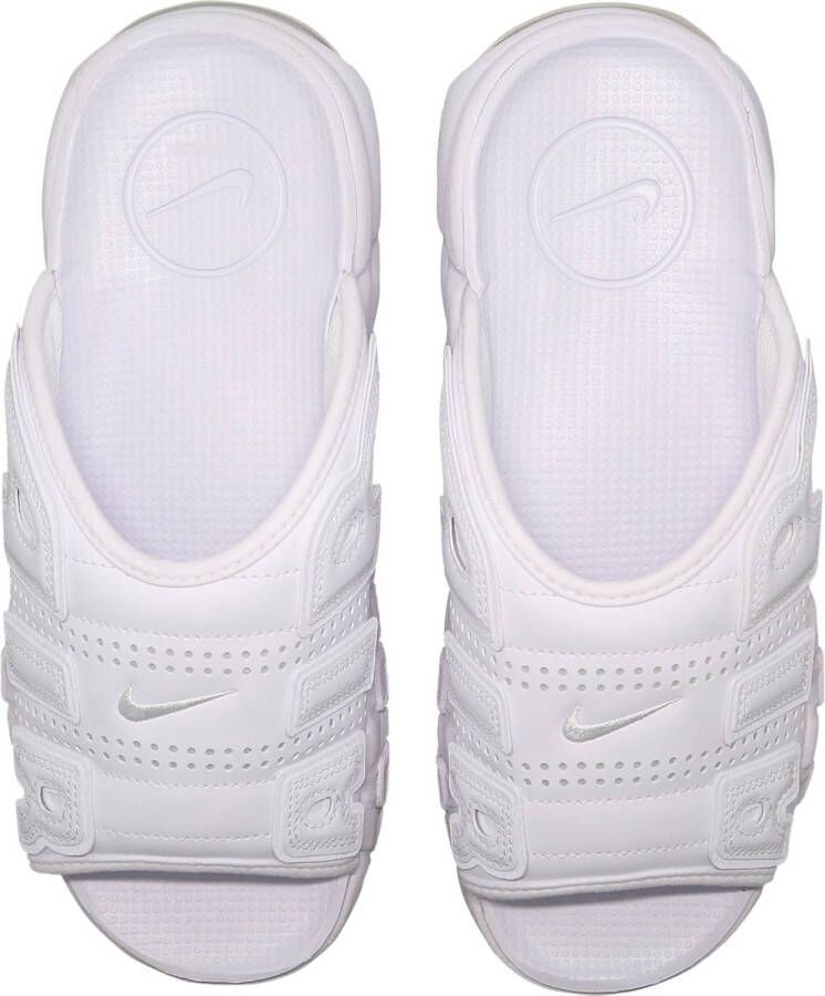 Nike Slippers Air More Uptempo Slide Triple White