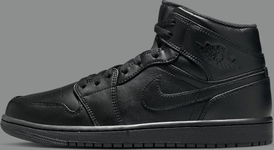 Jordan Air 1 Mid Basketball Schoenen black black black maat: 44.5 beschikbare maaten:41 42.5 40 43 44.5 45 46 40.5 47