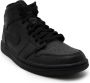 Nike Air Jordan 1 Midden Zwarte Sneakers Streetwear Volwassen - Thumbnail 5