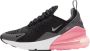 Nike Air Max 270 Junior Black Smoke Grey Sunset Pulse Metallic Silver Kind - Thumbnail 2