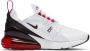 Nike Air Max 270 Junior White Black Siren Red Medium Ash Kind - Thumbnail 6