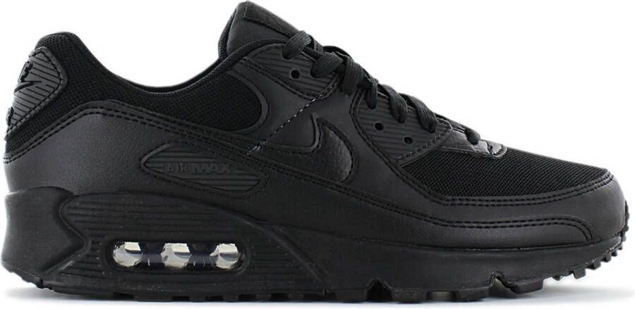 Nike Air Max 90 (W) Triple Black Dames Sneakers Schoenen Casual Zwart DH8010