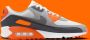 Nike Air Max 90 Summit White Safety Orange Dark Smoke Grey Smoke Grey- Summit White Safety Orange Dark Smoke Grey Smoke Grey - Thumbnail 5