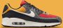 Nike Air Max 90 Special Edition Safari Zwart Rood Oranjegeel Sneakers Unisex Doos Zonder Deksel - Thumbnail 1