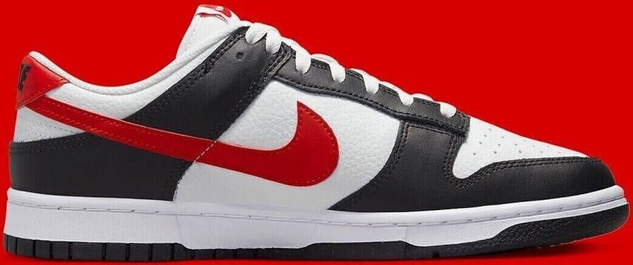 Nike Sneakers Dunk Low Retro Black White Red