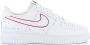 Nike Air Force 1 White University Red Noble Green Schoenmaat 42 1 2 Sneakers DQ0791 100 - Thumbnail 1