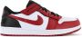 Nike AIR JORDAN 1 Low FlyEase Heren Sneakers Sport Schoenen Leer Wit-Rood DM1206 - Thumbnail 1