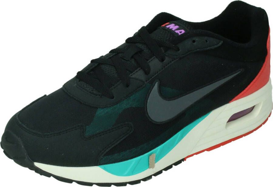 Nike air max solo sneakers zwart rood heren