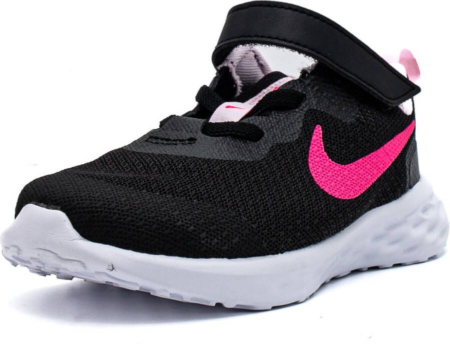 Nike revolution 6 hardloopschoenen zwart roze kinderen