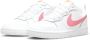 Nike court borough low 2 sneakers wit roze kinderen - Thumbnail 7