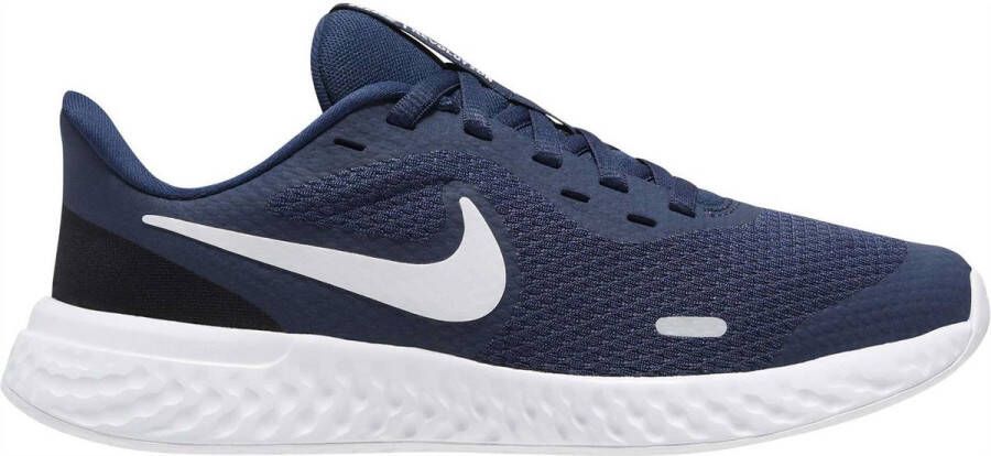 Nike Revolution 5 (GS) sneakers donkerblauw wit zwart