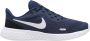 Nike Women's Running Shoes Wms Revolution 5 Gs Midnight Navy White Black - Thumbnail 3