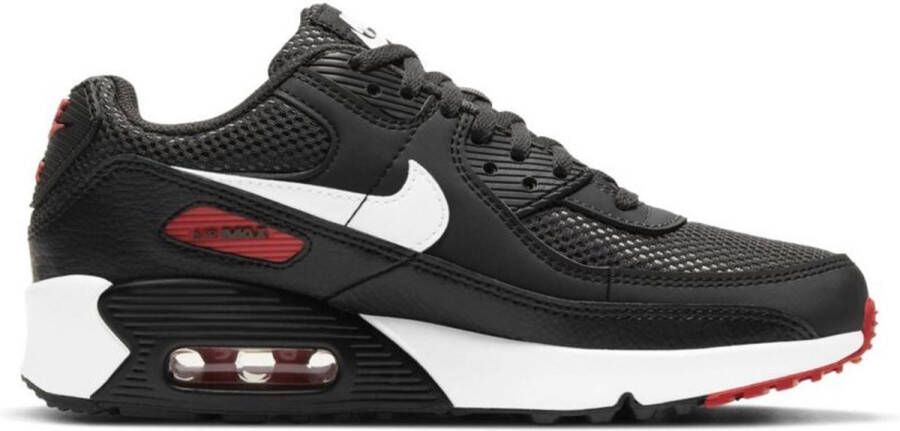 Nike Air Max 90 (GS) sneakers zwart wit rood