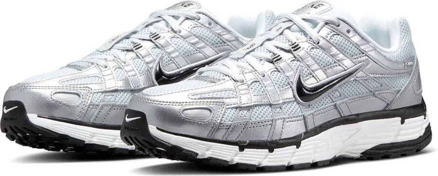 Nike Wmns P-6000 Fashion sneakers Schoenen white black metallic silver maat: 36.5 beschikbare maaten:36.5 37.5 38 40.5