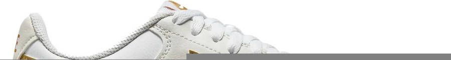 Nike Witte sportiee leren sneakers oor dames White Dames