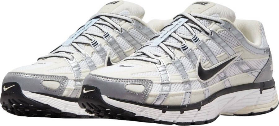 Nike P-6000 Coconut Milk Summit White Metallic Silver Black- Coconut Milk Summit White Metallic Silver Black