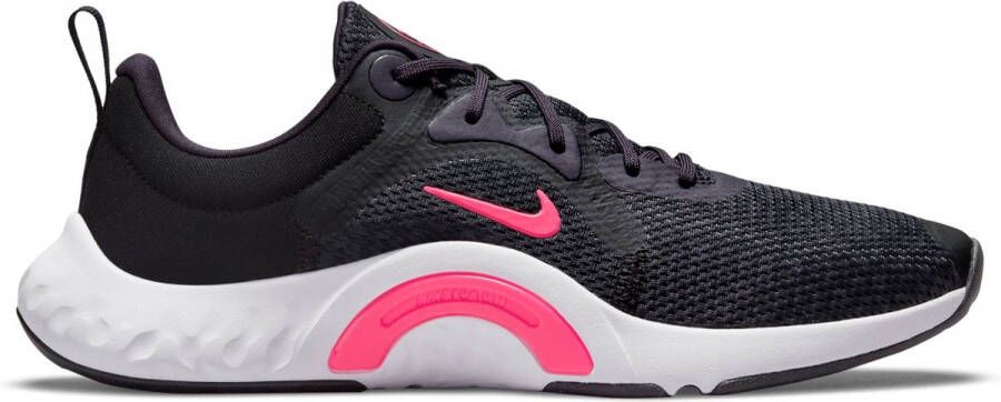 Nike Renew In Season Tr 11 fitness schoenen zwart roze paars