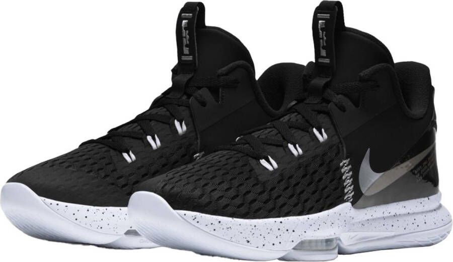 Nike Basketball Nike LeBron Witness 5 Zwart Wit Basketbalschoenen Unisex DOOS ZONDER DEKSEL