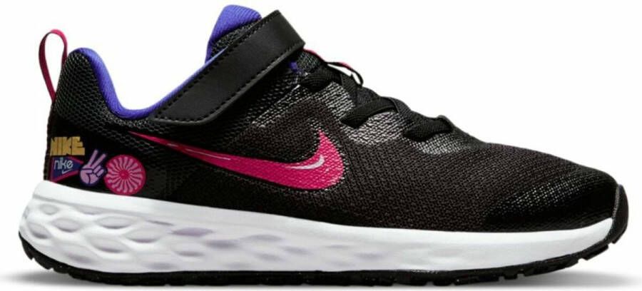 Nike Revolution 6 NN SE PSV Sportschoenen Meisje Black Very Berry Lapis Kinderen