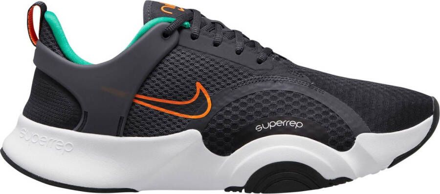 Nike SuperRep Go 2 Dark Smoke Grey Clear Emerald White Total Orange