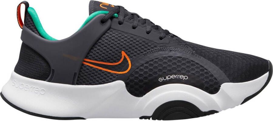 Nike SuperRep Go 2 Dark Smoke Grey Clear Emerald White Total Orange