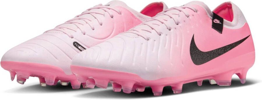 Nike Low top voetbalschoenen (stevige ondergrond) Tiempo Legend 10 Pro Pink Foam Black- Heren Pink Foam Black