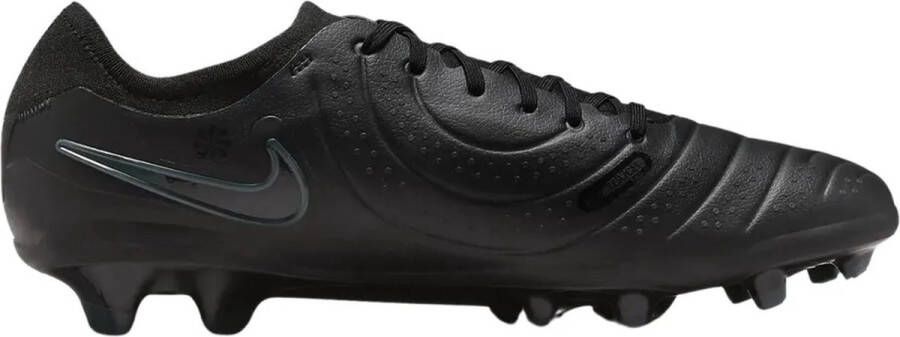 Nike Low top voetbalschoenen (stevige ondergrond) Tiempo Legend 10 Pro Black Deep Jungle Black- Black Deep Jungle Black