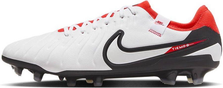 Nike Tiempo Legend 10 Pro FG White Bright Crimson