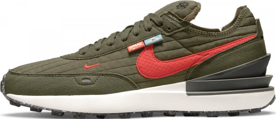 Nike Waffle One Premium Medium Olive Sequoia Black Team Orange