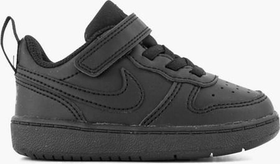 Nike court borough low recraft classic sneakers zwart kinderen