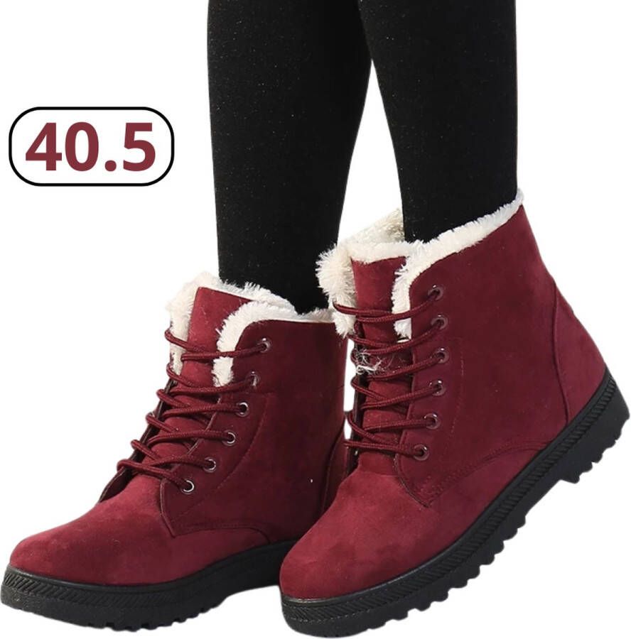 Nivard Sneeuwschoenen Voor Dames Snowboots Wintersport Sneeuwboots Ski Gadgets Rood