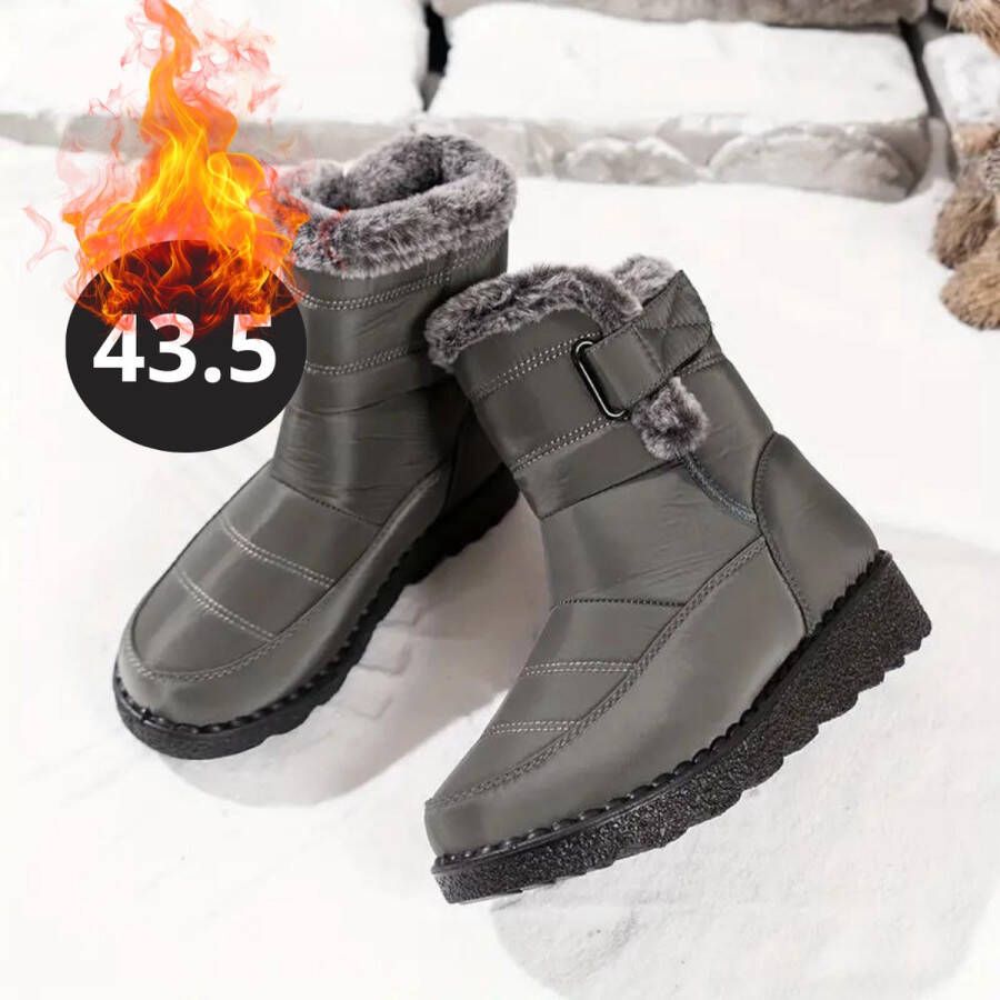 Nivard Snowboots Sneeuwschoenen Sneeuwboots Heren Wintersport Ski Skischoenen Koffie 43.5 Buiten Antislip Winter