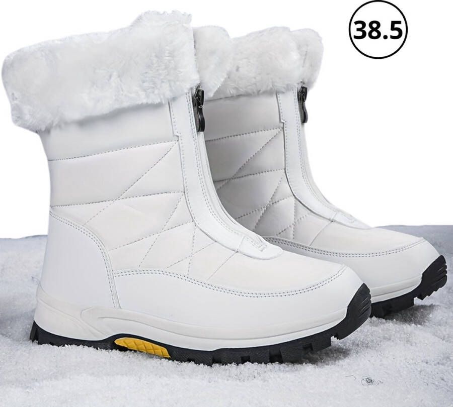 Nivard Snowboots Voor Dames Sneeuwschoenen- Wintersport Sneeuwboots Ski Gadgets Wit