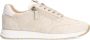 No Stress Dames Beige suède sneakers met rits - Thumbnail 3