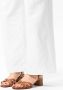 No Stress Dames PRE ORDER Cognac leren sandalen met hak - Thumbnail 6