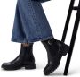 No Stress Dames Zwarte leren chelsea boots met gesp - Thumbnail 2