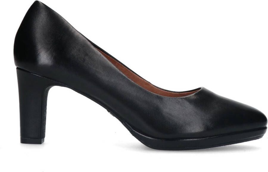 No Stress Dames Zwarte leren pumps - Foto 1