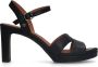 No Stress Dames PRE ORDER Zwarte leren sandalen met hak - Thumbnail 2