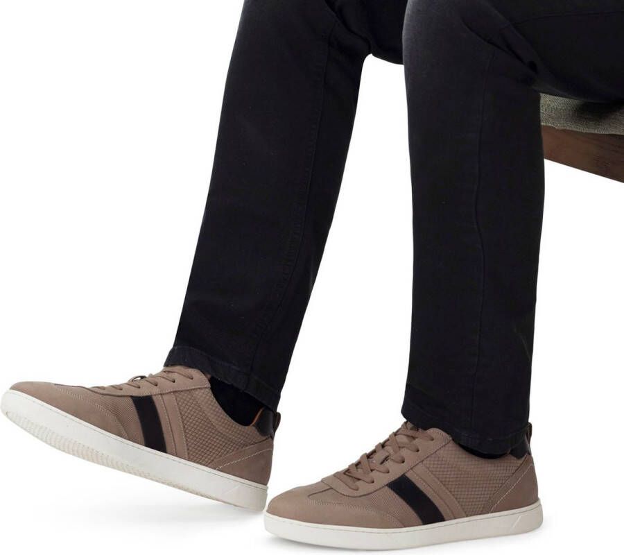 No Stress Heren Beige nubuck sneakers