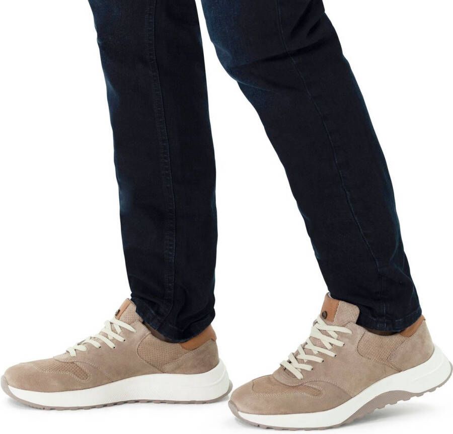 No Stress Heren Beige suède sneakers