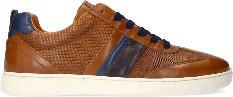 No Stress Heren Cognac leren sneakers