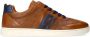 No Stress Heren Cognac leren sneakers - Thumbnail 2