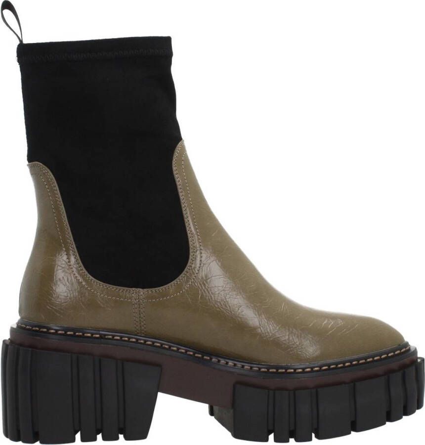 Noa Harmon Chelsea Boots Green Dames