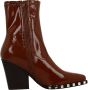 Noa Harmon Heeled Boots Brown Dames - Thumbnail 1