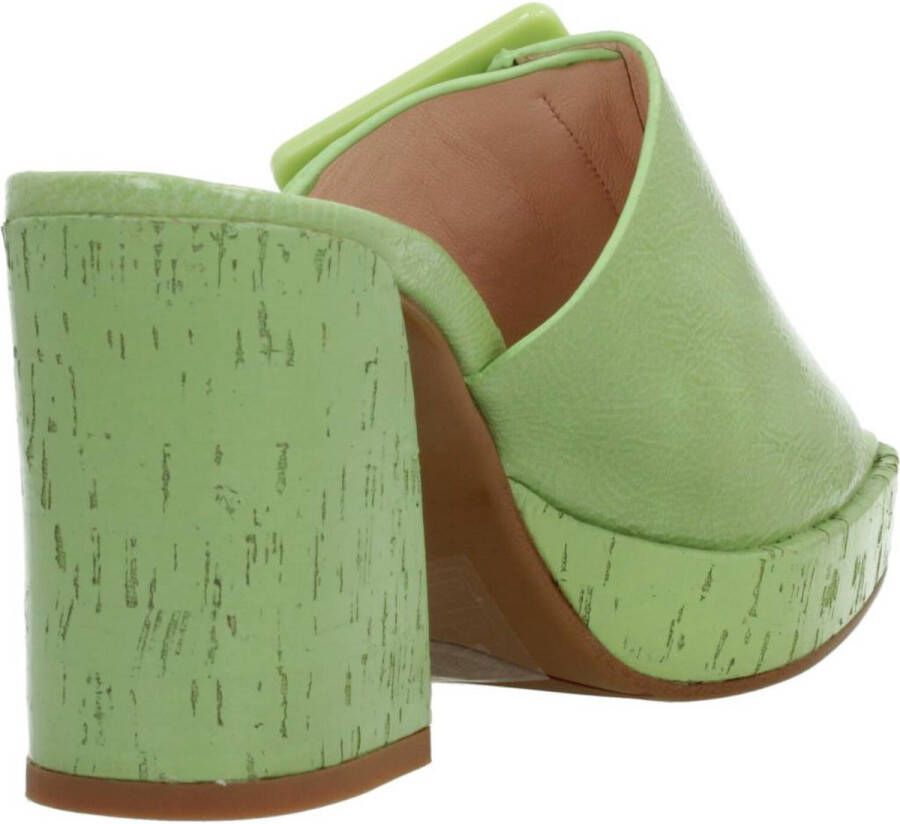 Noa Harmon Heeled Mules Green Dames