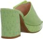 Noa Harmon Heeled Mules Green Dames - Thumbnail 1