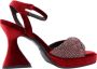 Noa Harmon High Heel Sandals Red Dames - Thumbnail 1