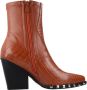 Noa Harmon Heeled Boots Brown Dames - Thumbnail 1