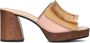 Noa Harmon Beige Combi Hakken Slippers Multicolor Dames - Thumbnail 2